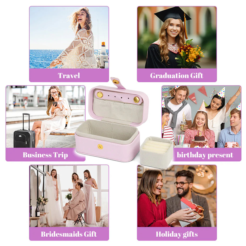 Travel Jewellery Box Earrings Organizer Box Portable