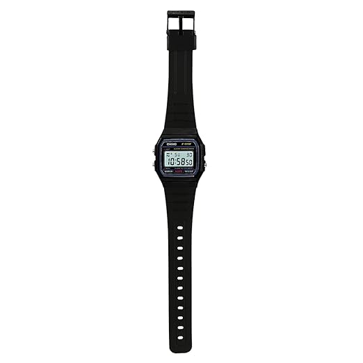 Casio Youth Series Digital Black Dial Unisex Watch - F-91W-1Q(D002)