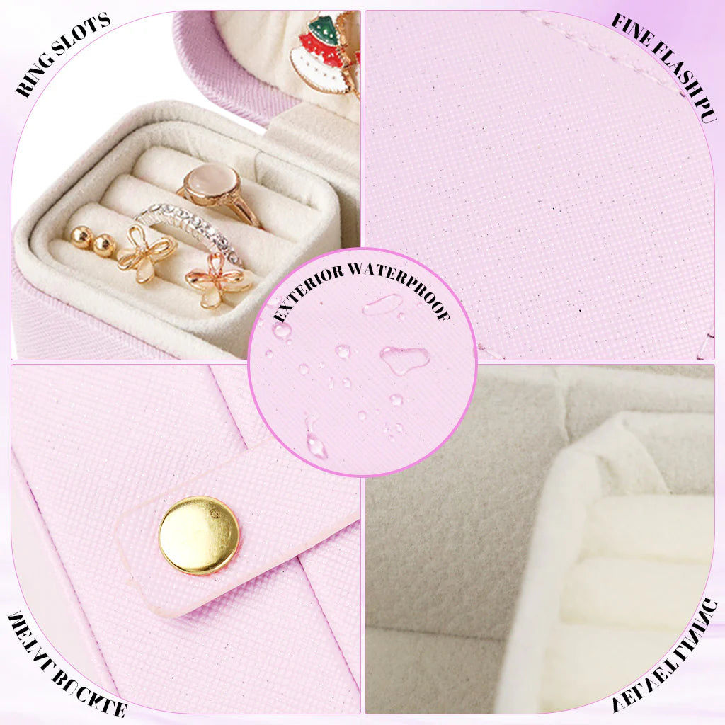 Travel Jewellery Box Earrings Organizer Box Portable