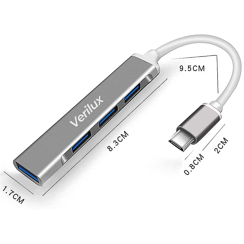 Type C Hub with 4 in 1 USB HUB Ports