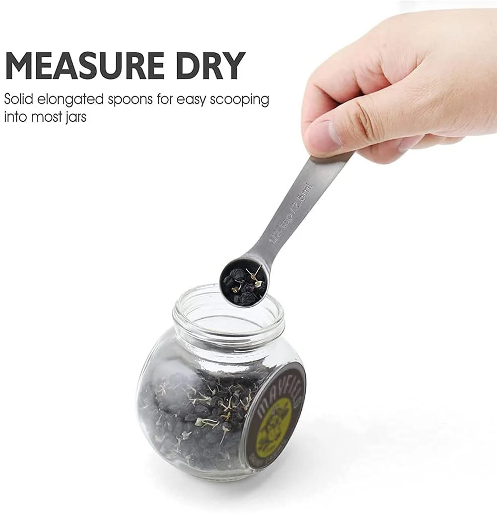 Measuring Spoons Set Stainless Steel Spoons for Cooking
