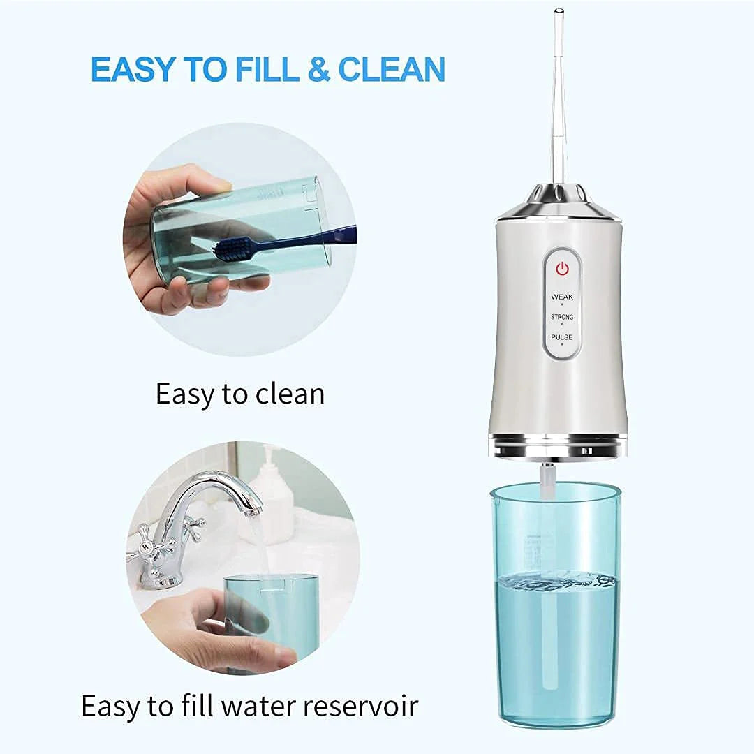 Electric Toothbrush with Water Flosser with 3 Modes