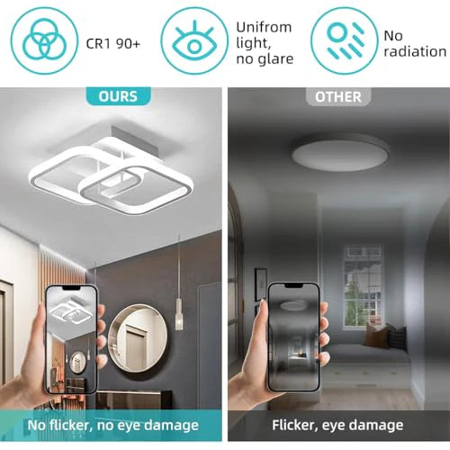 22W Modern LED Acrylic Ceiling Light for Hallway