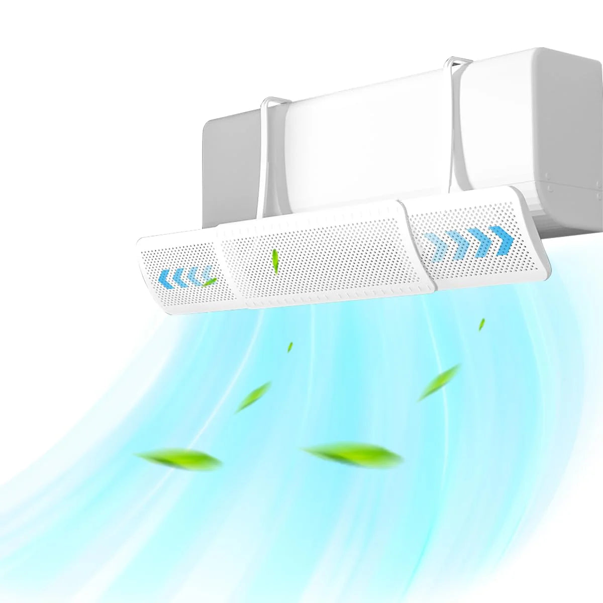 Adjustable Air Conditioner Wind Deflector 22-32 Inches for Room/Office