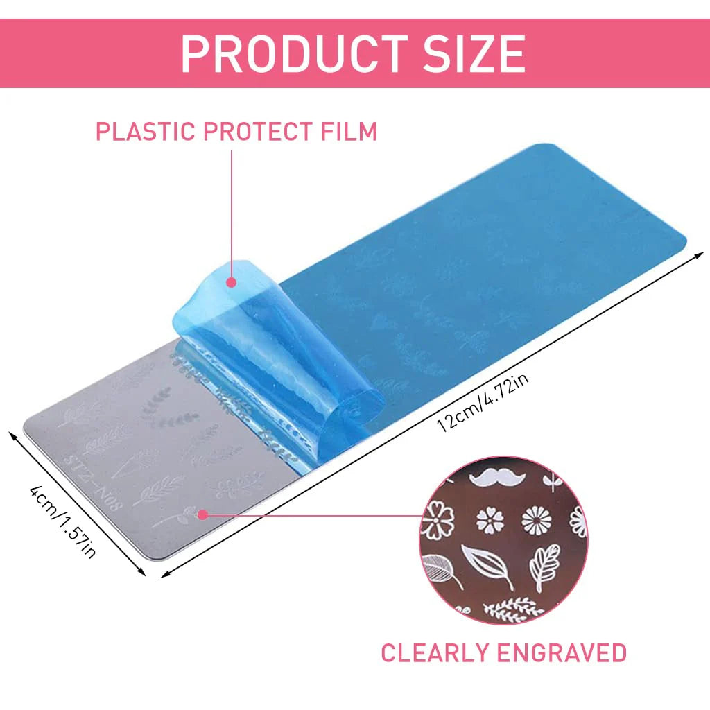 Stamping Plates for DIY Nail Art