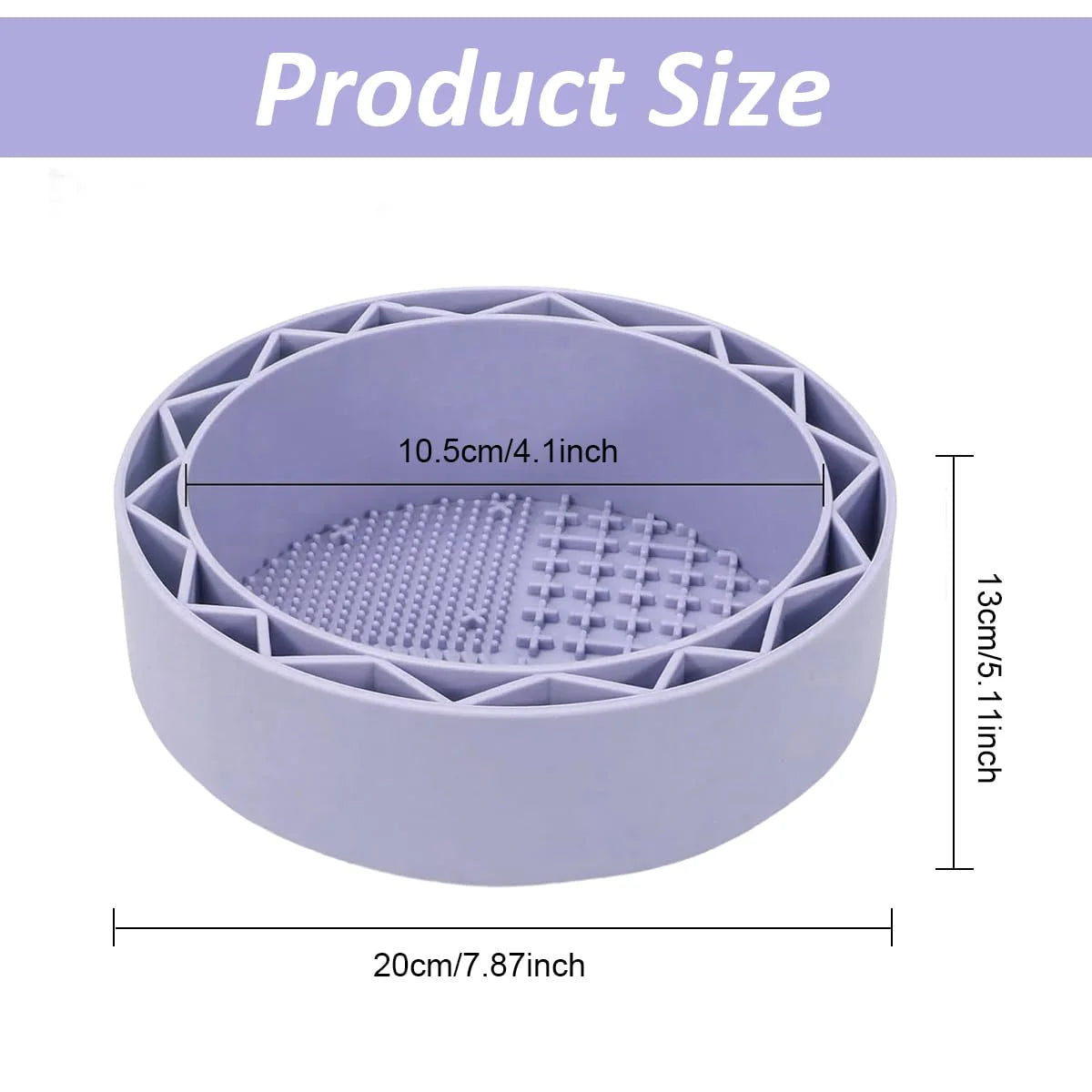 Silicone Makeup Brush Cleaner & Drying Holder 2-in-1 Design