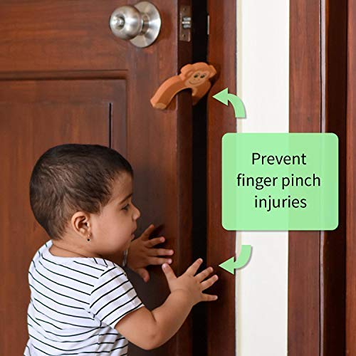 AMAZARA Baby Proofing Edge & Corner Guards | Extra Long 16.4Ft Edge + 8 Pre-Taped Corner Protectors | Child Safety Furniture Cushions | Brown (16.4ft Edge 8 Corners)