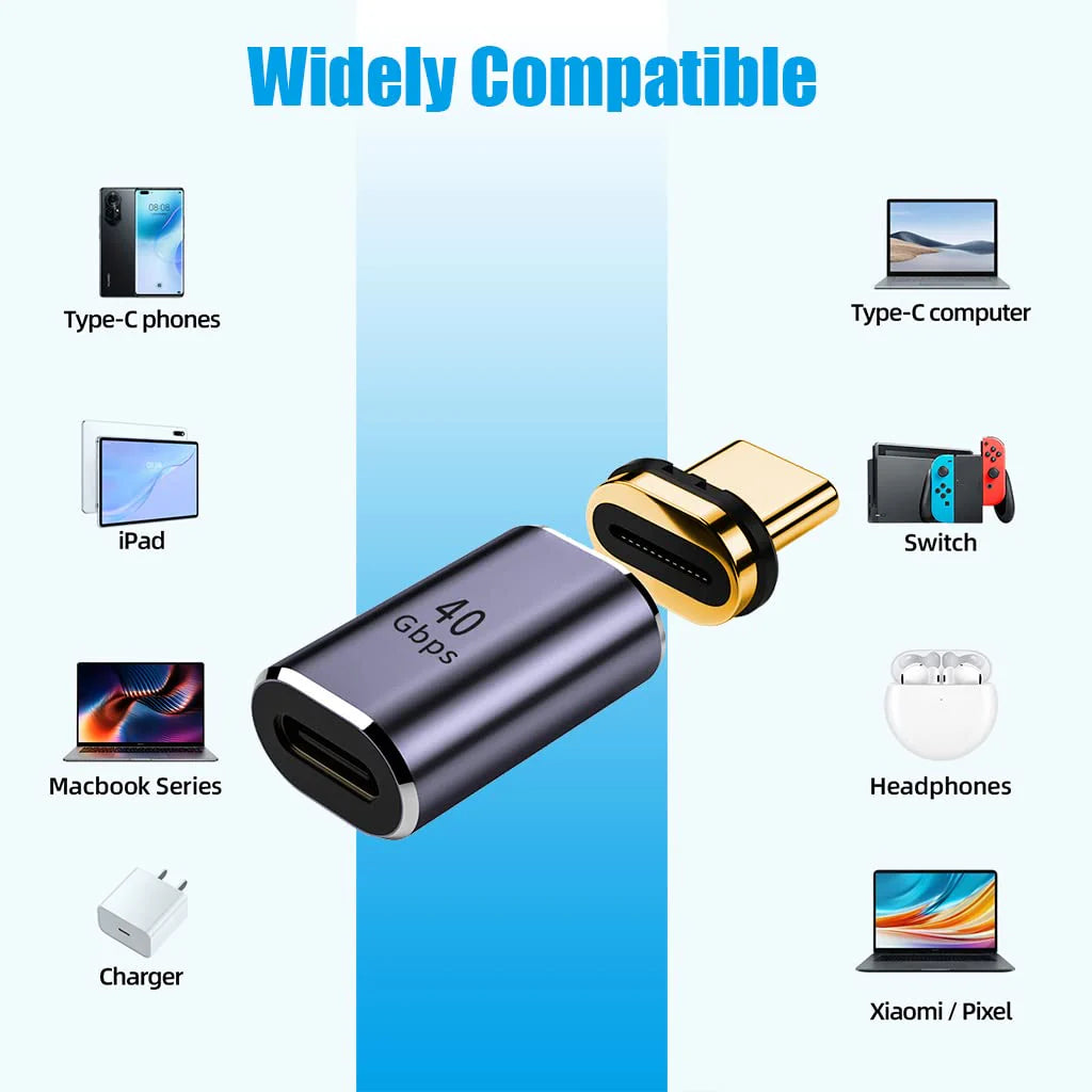 90 Degree Type C Magnetic Adapter