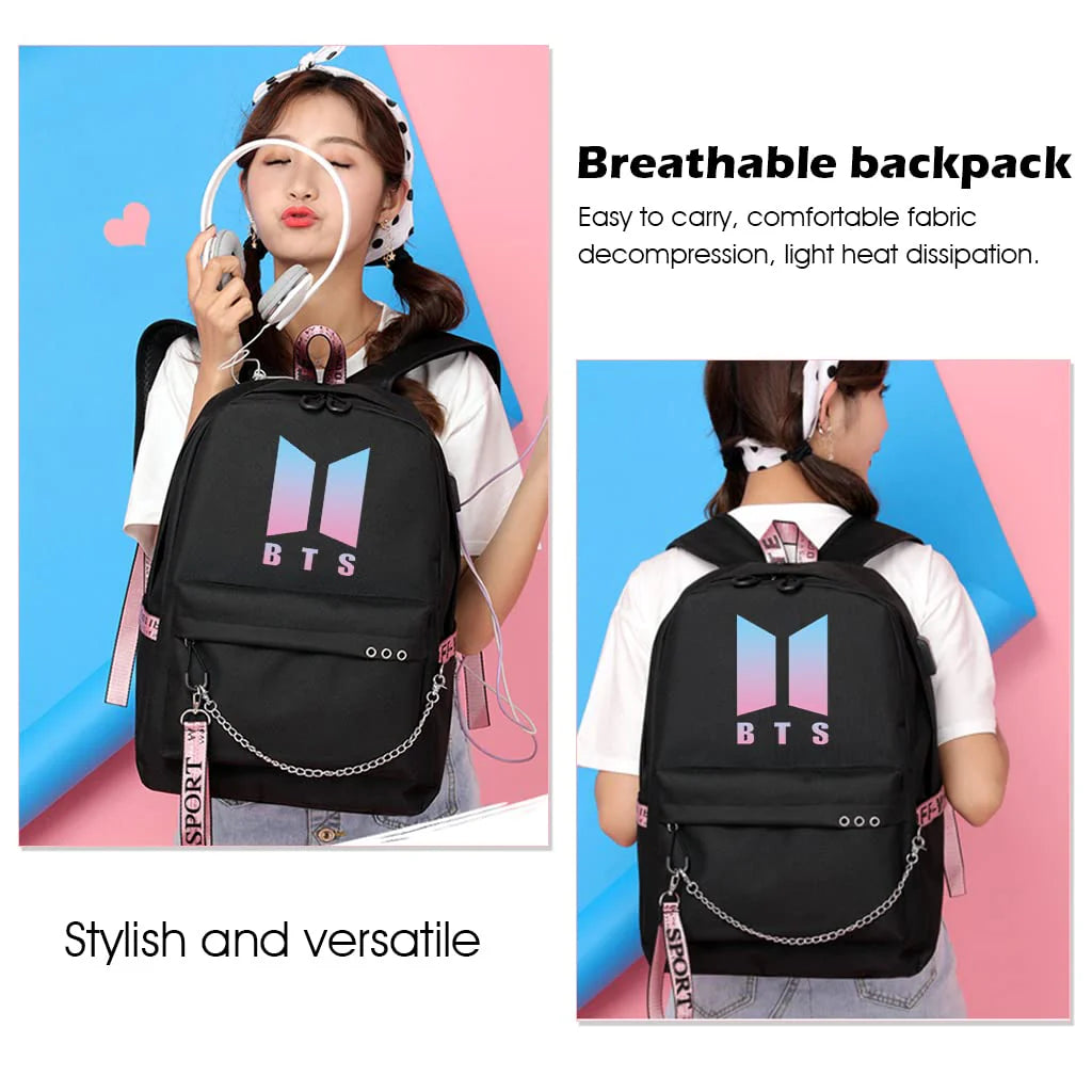 Shoulder Bag with USB Charging Port
