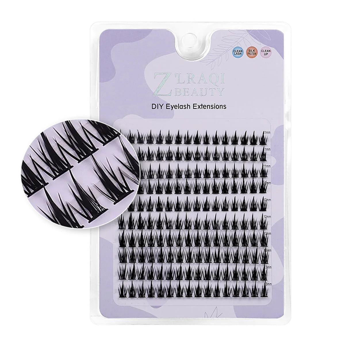 DIY False Eyelash Extensions Kit 160pcs Natural Curl