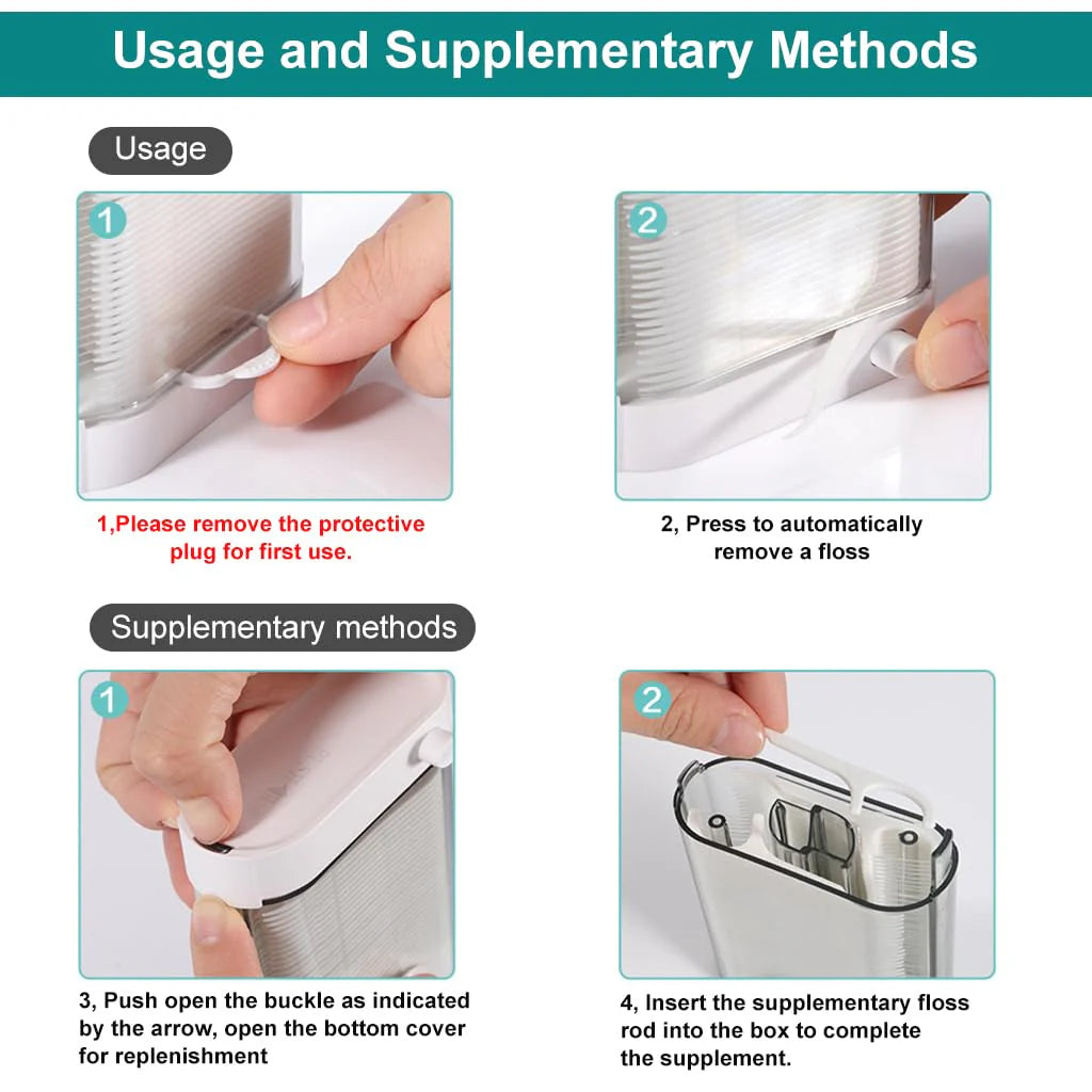 Dental Floss Picks Dispenser