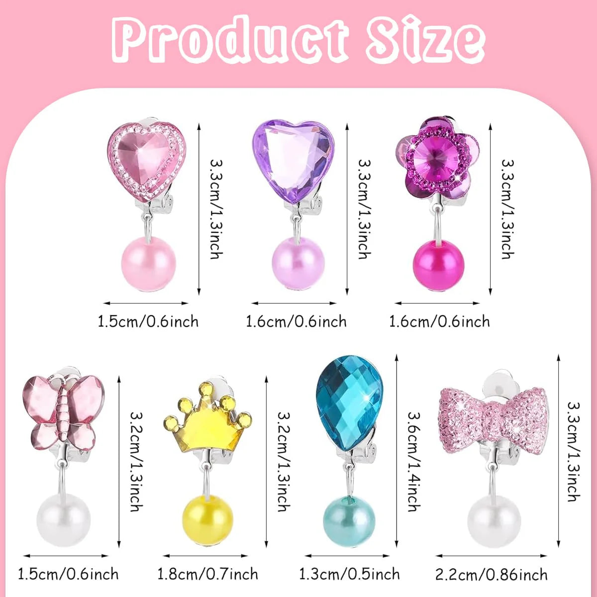 Stylish Clip On Earrings for Non Pierced Ears