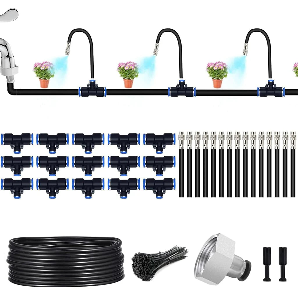 Slow Drip Irrigation Kit 15m Long Drip Water Pipe