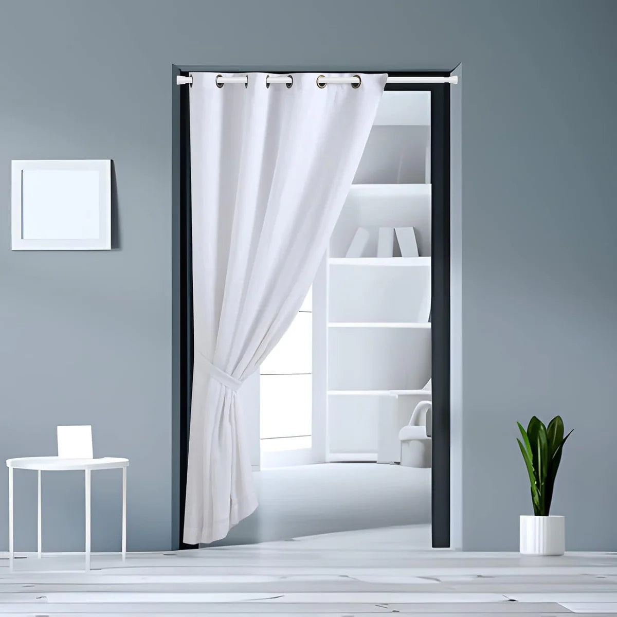 Retractable Curtain Rod 28.7-43 Inches, 13mm Diameter