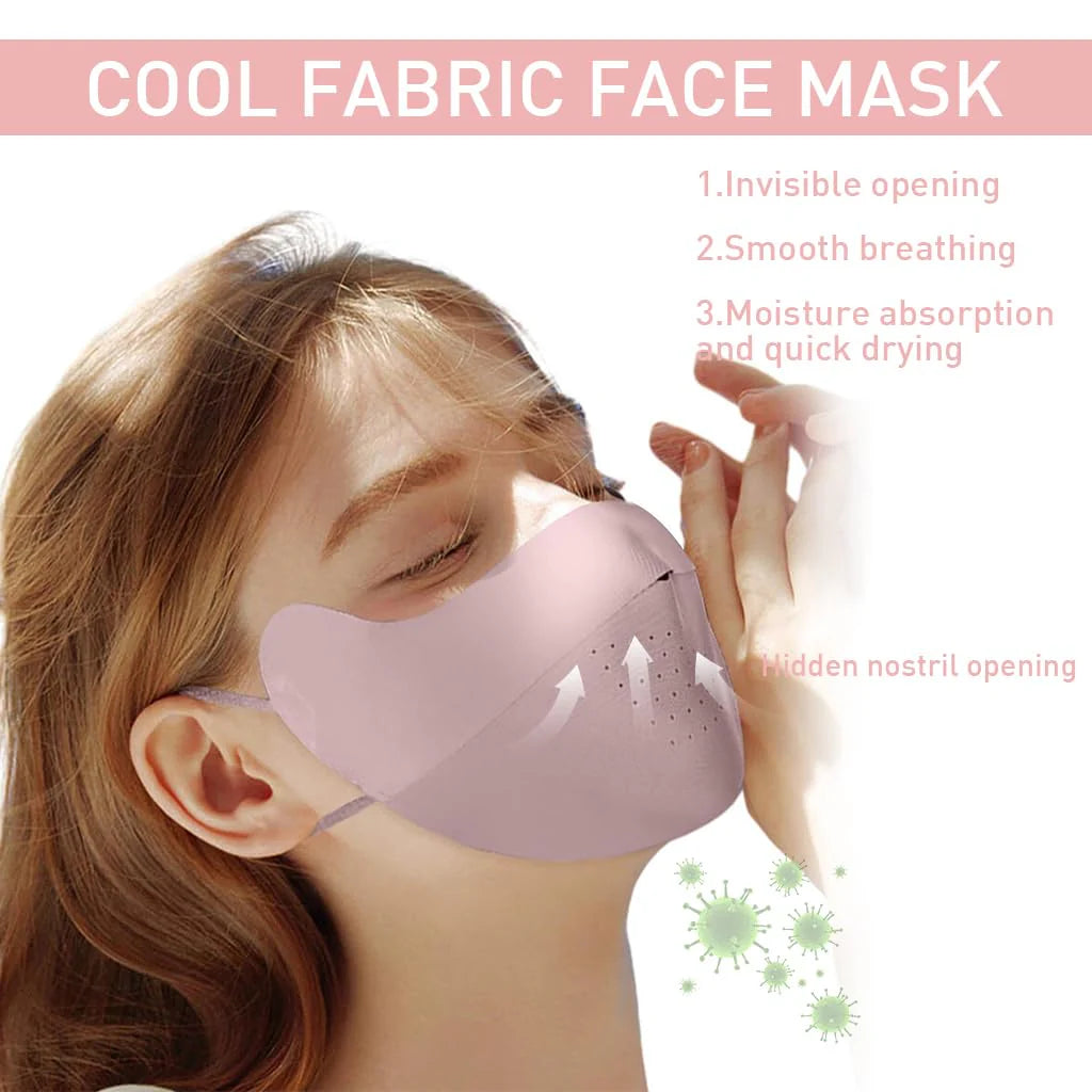 UPF 50+ Cooling Face Mask for Women Biking Outdoor