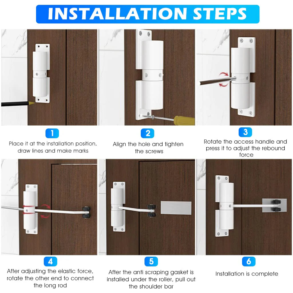 Zinc Alloy Automatic Safety Spring Door Closer
