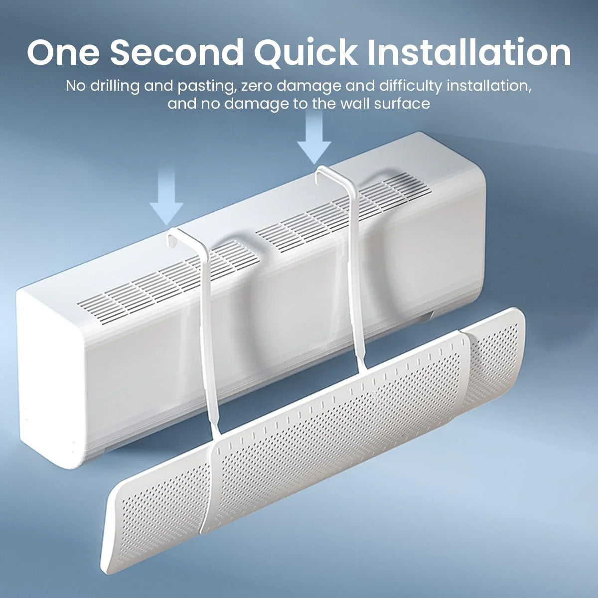 Adjustable Air Conditioner Wind Deflector 22-32 Inches for Room/Office