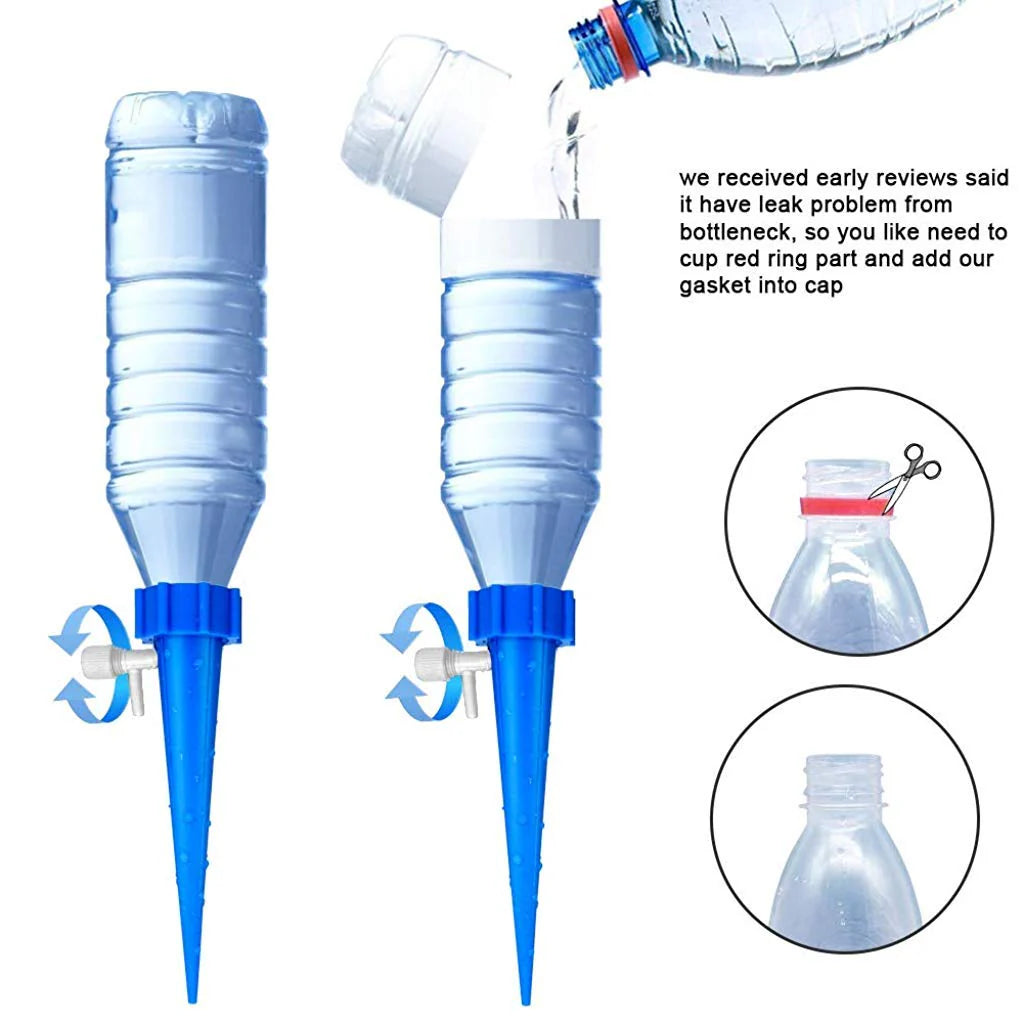 12 Pcs Drip Irrigation Kit For Home Garden, Self-Watering Spikes