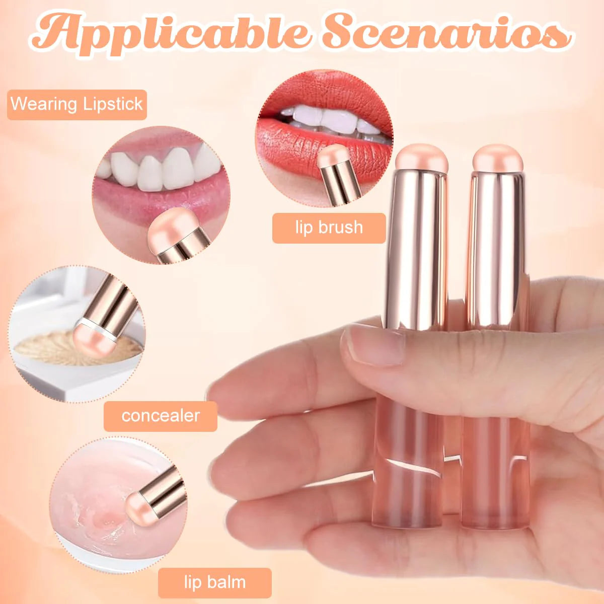 Silicone Lip Applicator Silicone Lip Brush