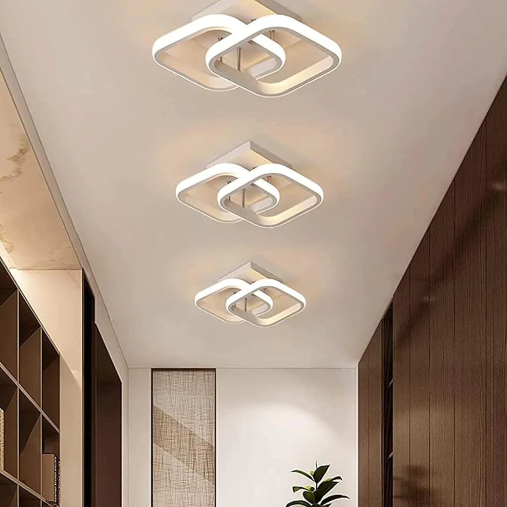 22W LED Square Ceiling Light for Hallway/Bedroom/Kitchen