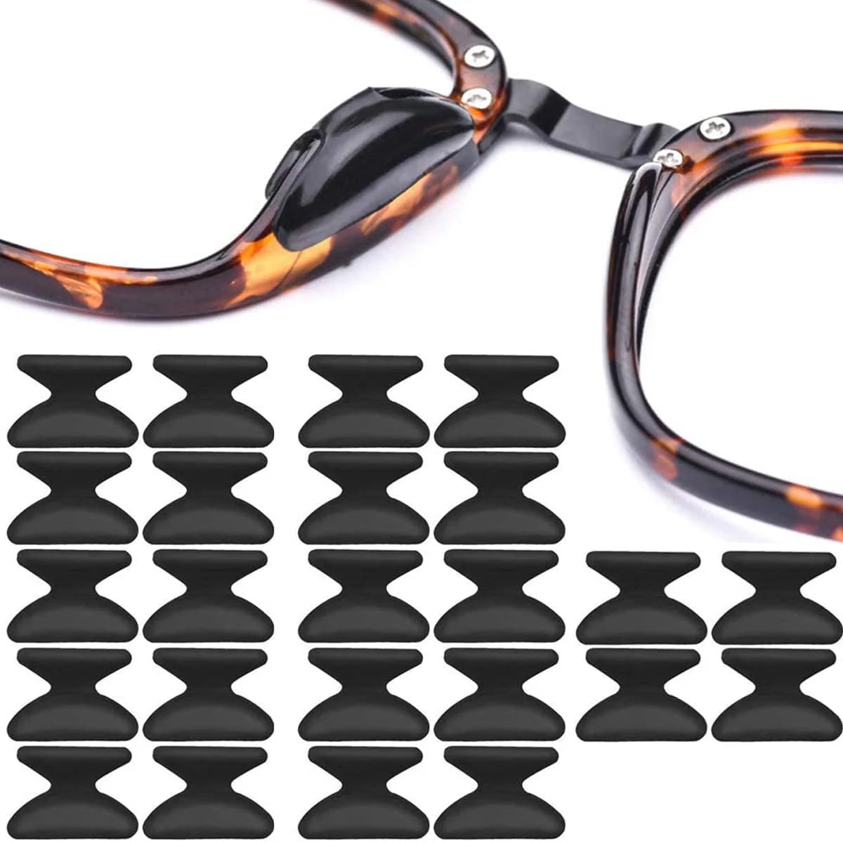12 Pairs Eyeglass Nose Pads