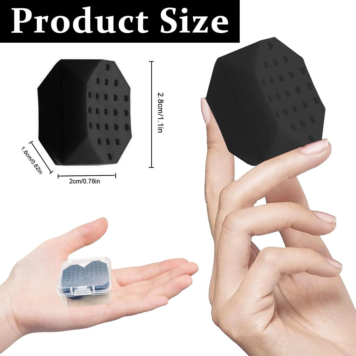 2Pcs Silicone Jawline Exerciser Trainer for Men Women
