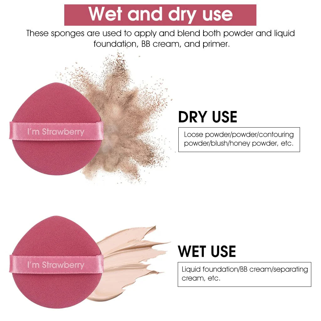Makeup Sponge Powder Puff Latex-free Makeup Puff Blender Sponge