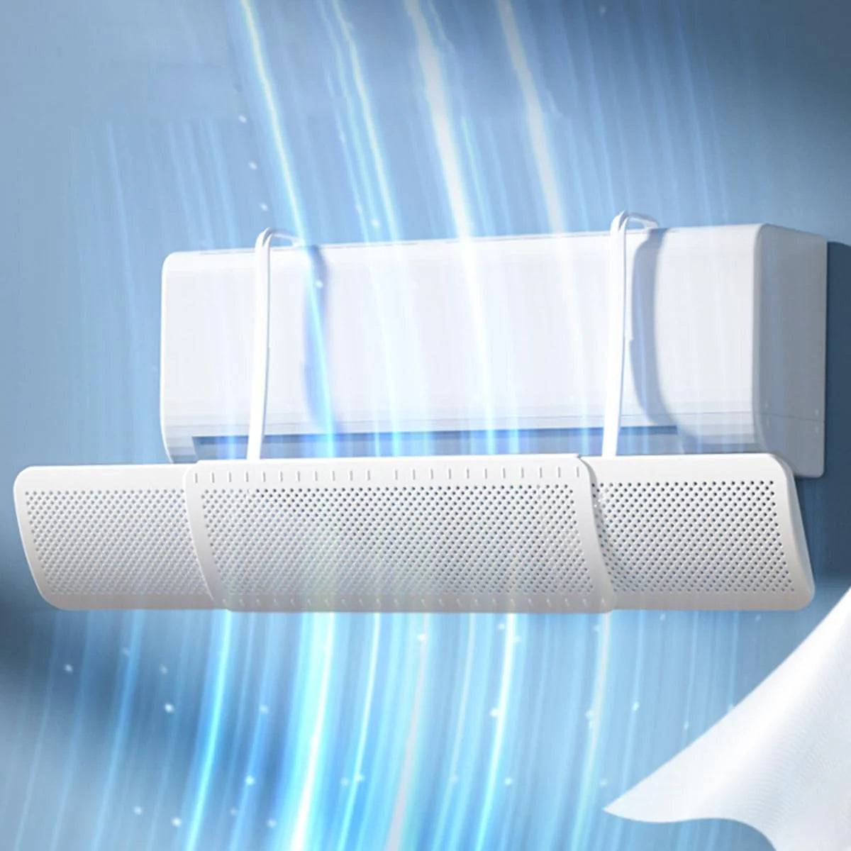 Adjustable Air Conditioner Wind Deflector 22-32 Inches for Room/Office