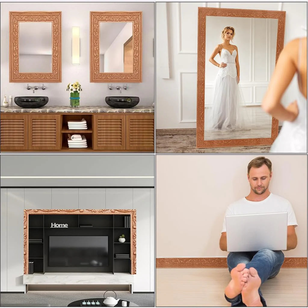 30Ft Vintage Wall Border Sticker, 3D Embossing Trim Decal