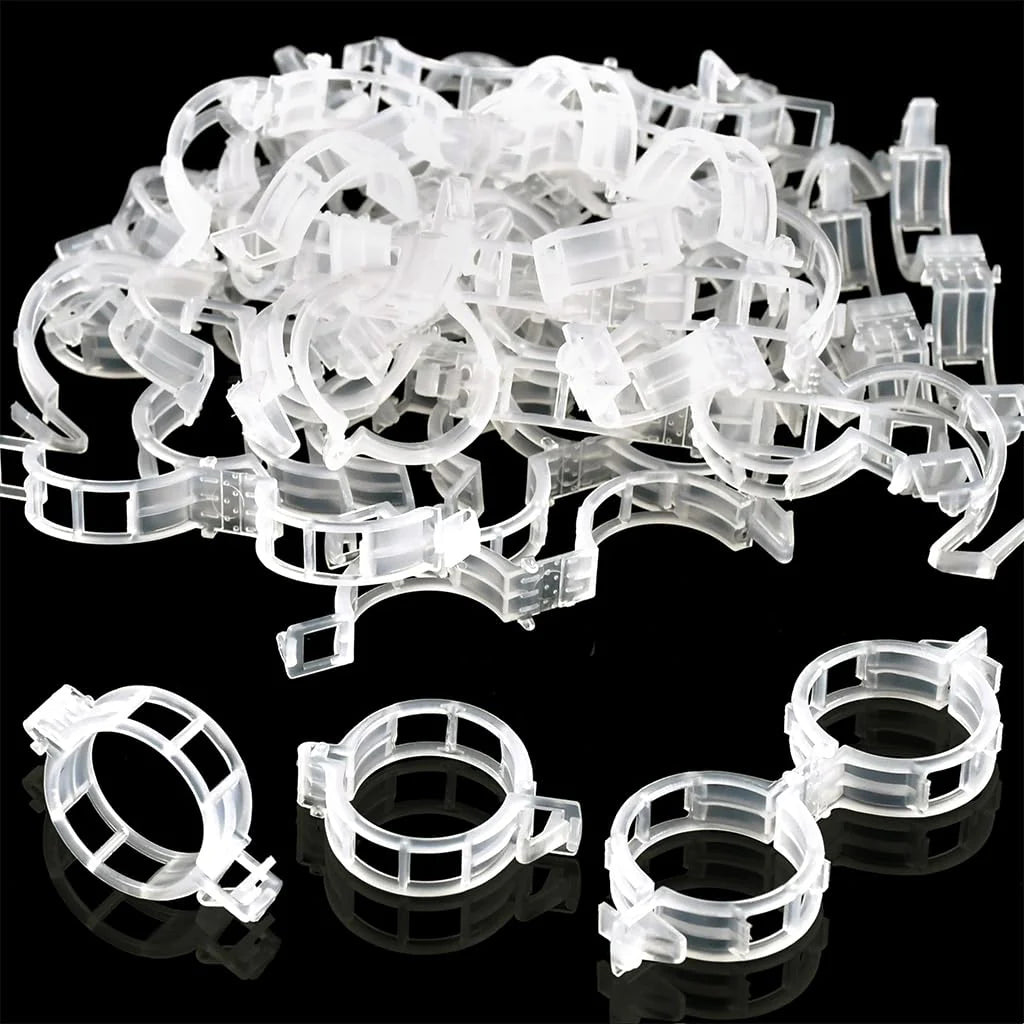 300Pcs Gardening Supportive Ring Clips for Plants