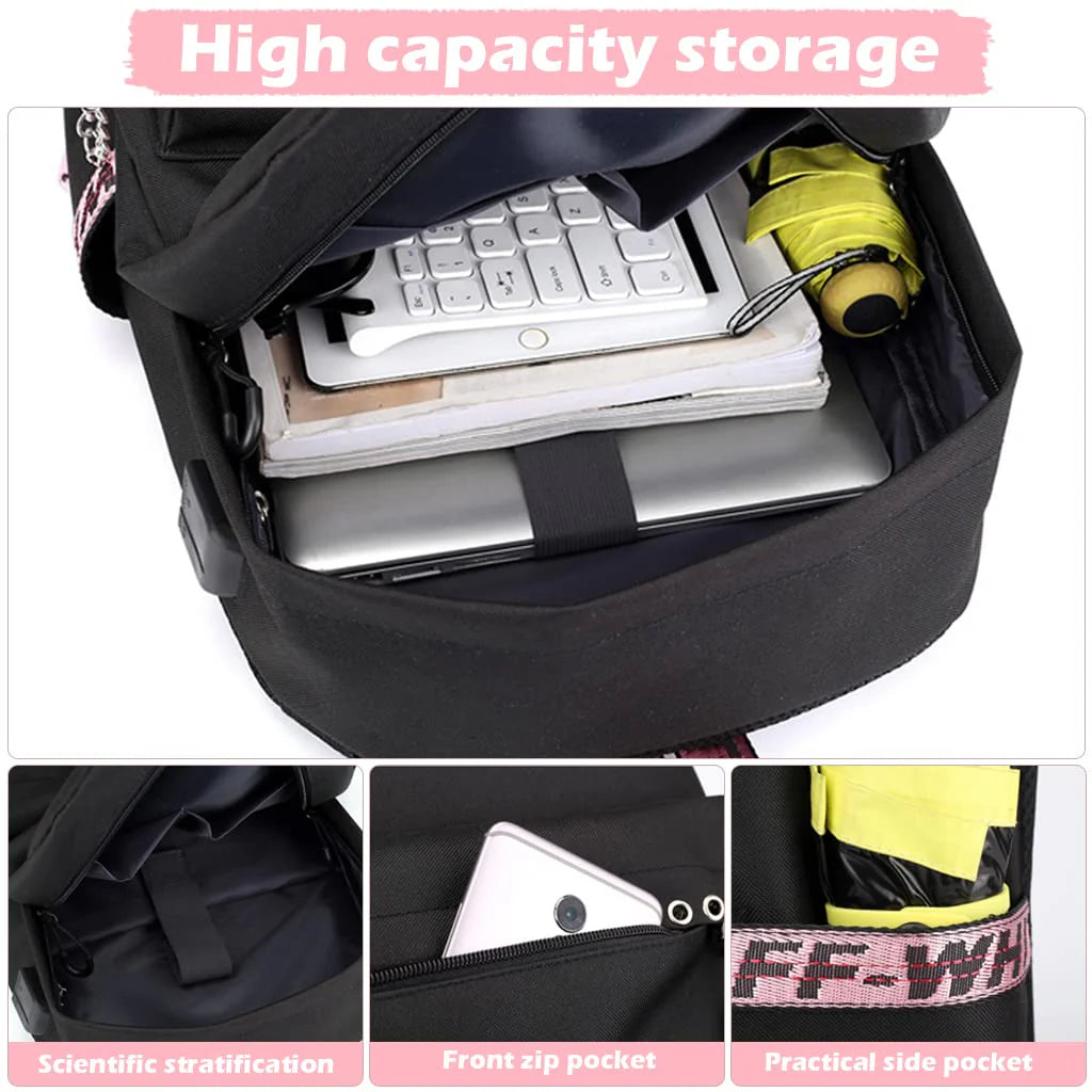 Shoulder Bag with USB Charging Port