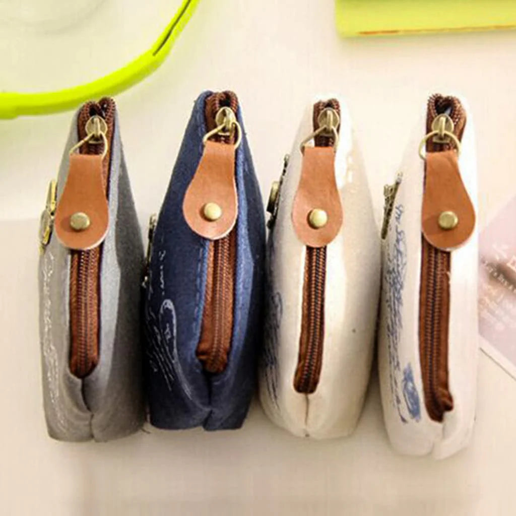 4pcs Mini Wallets Coin Pouch Card Bag for Women
