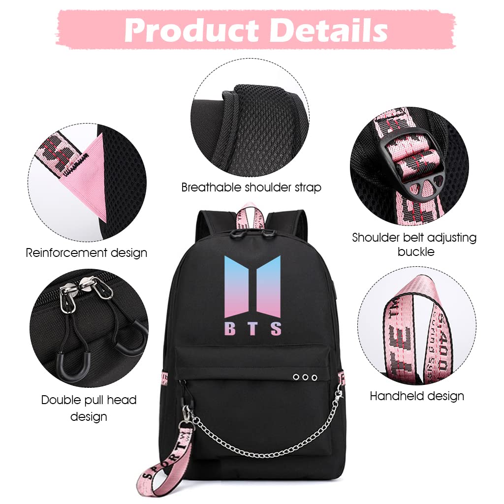 Shoulder Bag with USB Charging Port