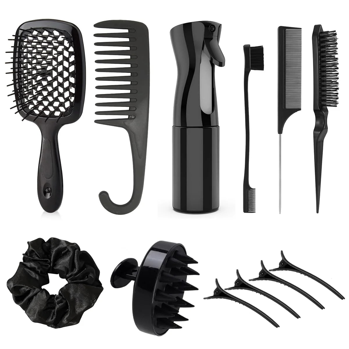 12Pcs Hair Brush Set
