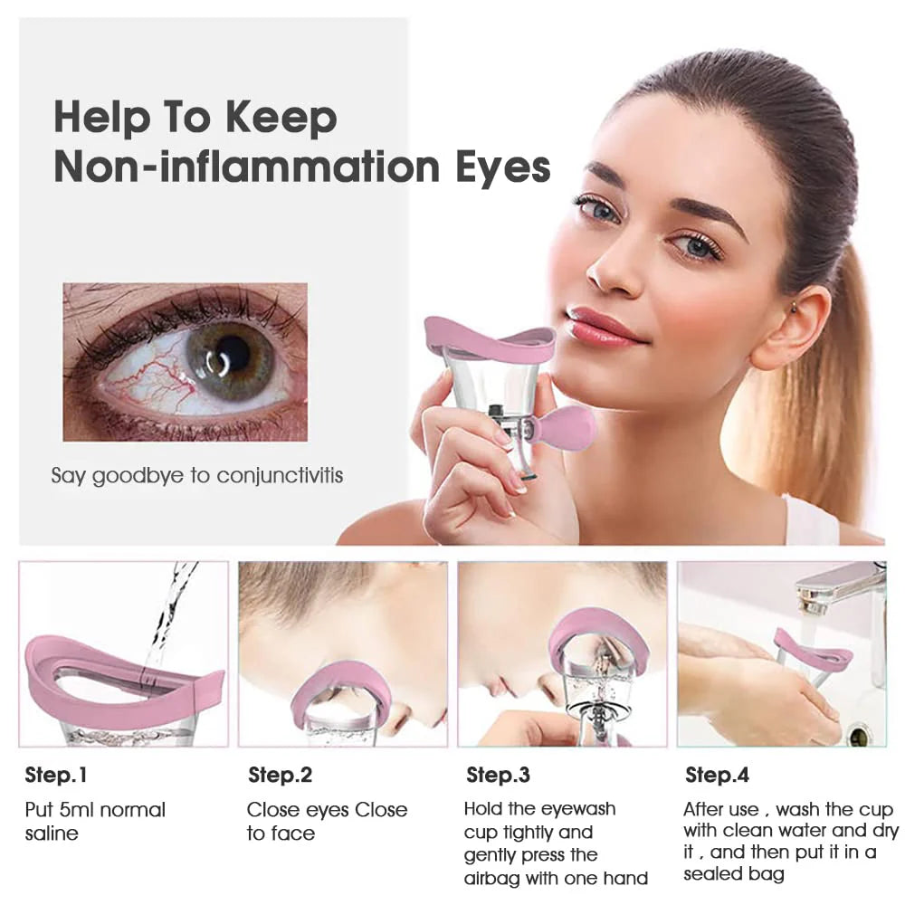Eye Wash Cup Silicone Eye Cleaning Cup
