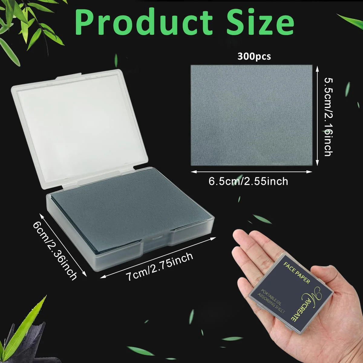 Natural Linen Tissue Oil Paper for Face