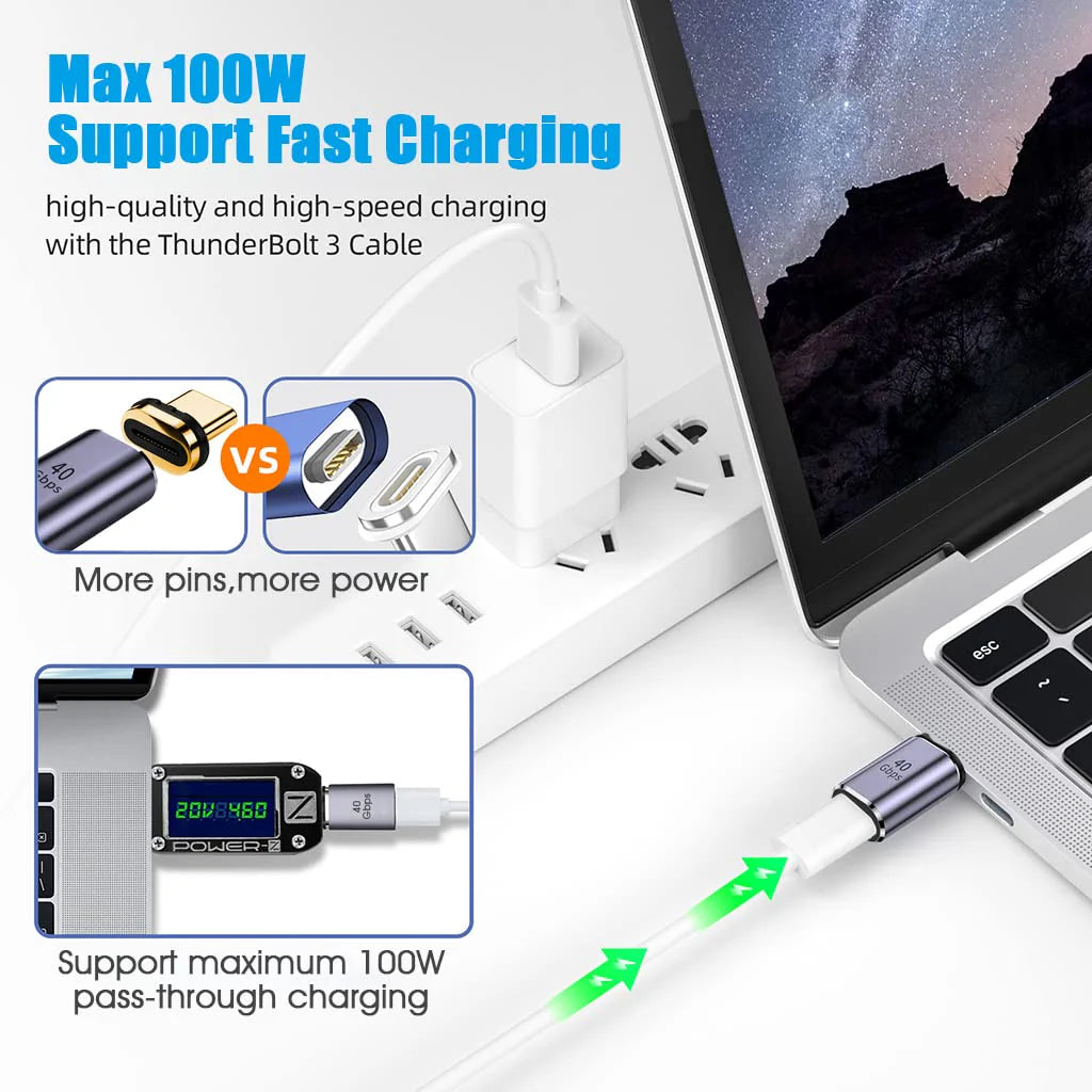 90 Degree Type C Magnetic Adapter