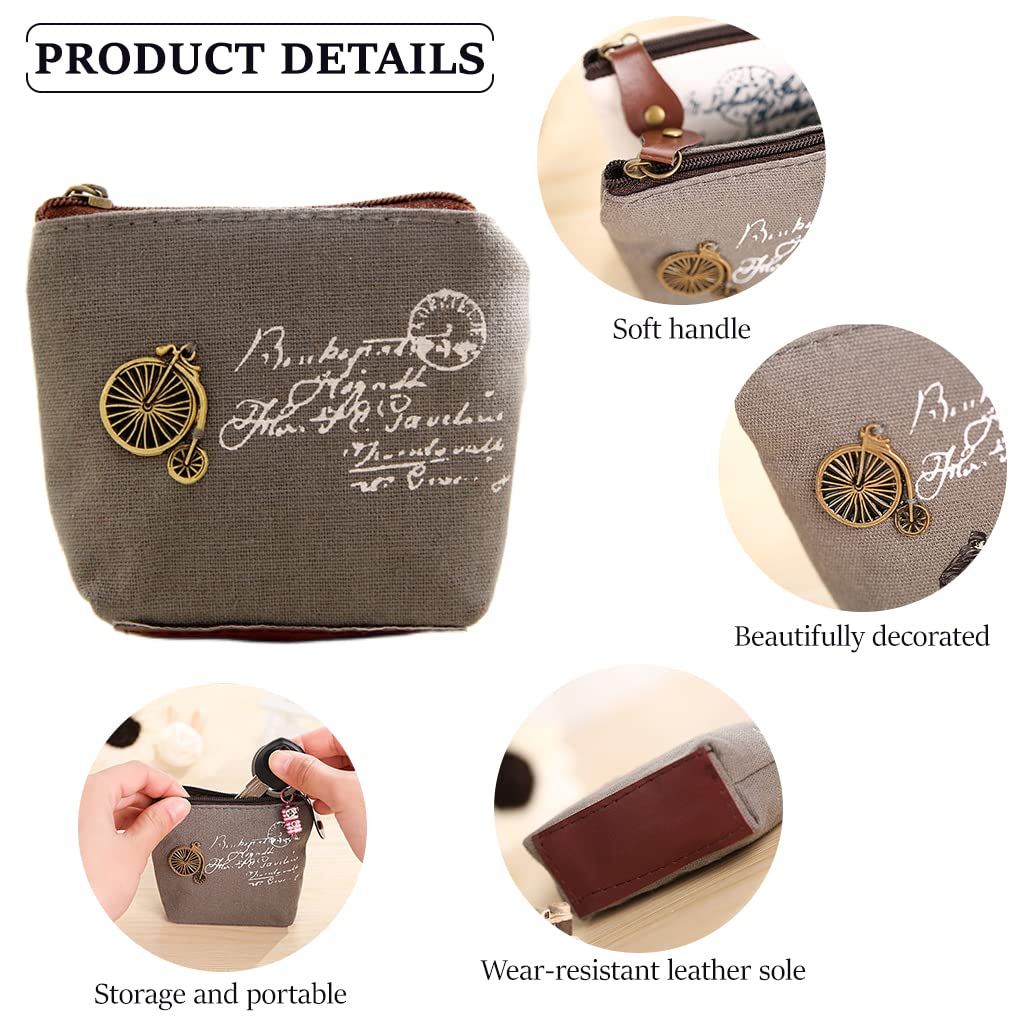 4pcs Mini Wallets Coin Pouch Card Bag for Women
