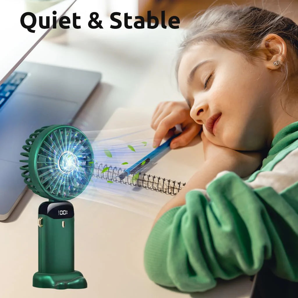Mini Handheld Fan (Green)
