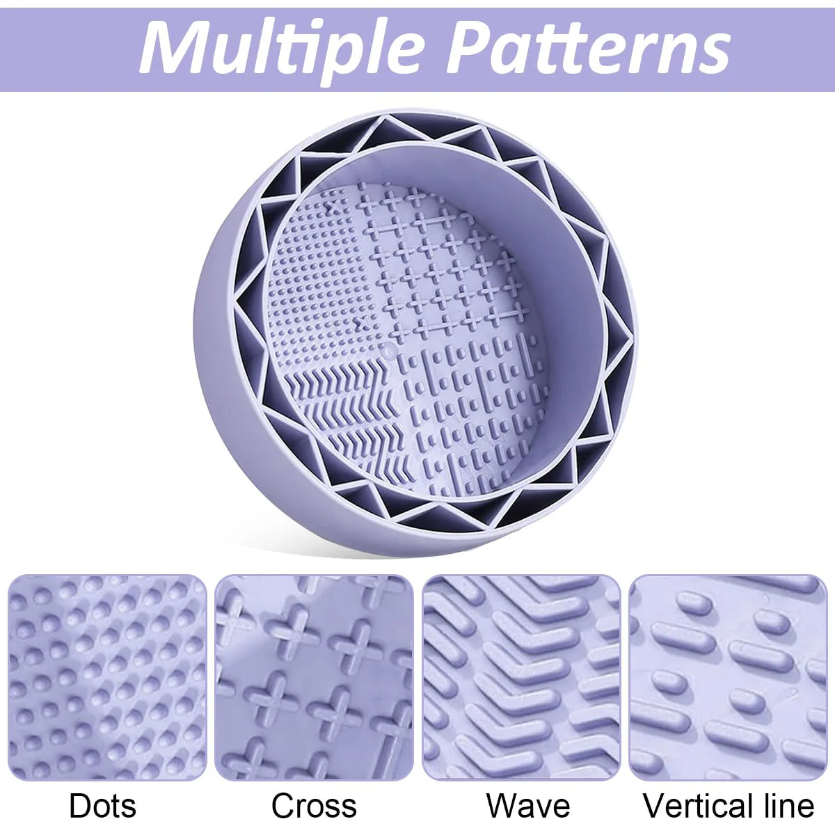 Silicone Makeup Brush Cleaner & Drying Holder 2-in-1 Design
