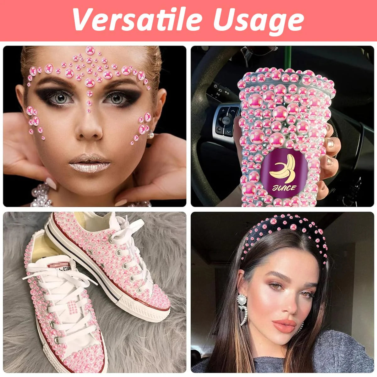 Flatback Pearls for Face Eyes Makeup