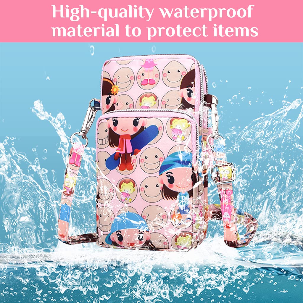 3-Layer Multifunctional Sling Bag with Bow Design