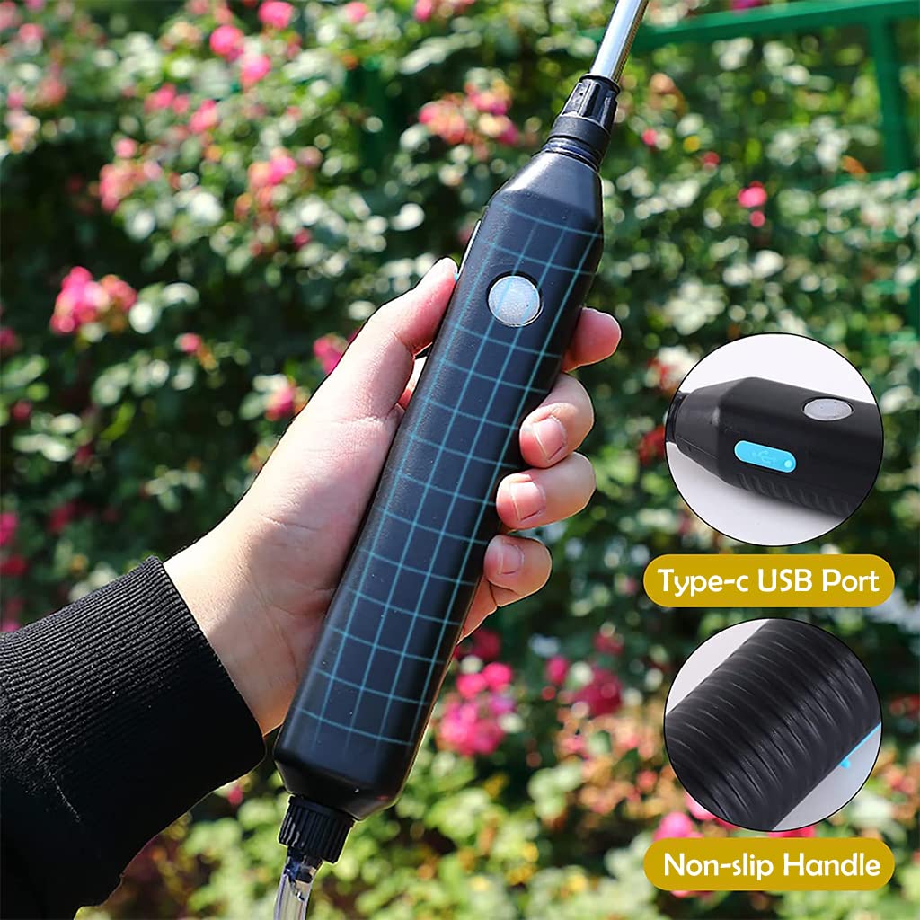 USB Rechargeable Agriculture Sprayer with 3m Pipe & 2 Nozzles