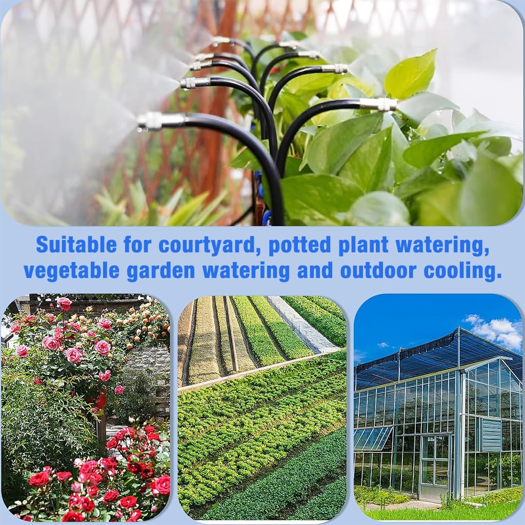 Slow Drip Irrigation Kit 15m Long Drip Water Pipe
