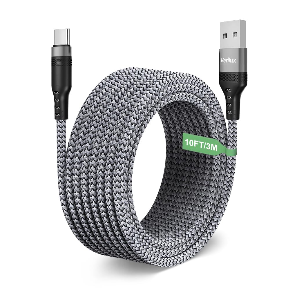 Type C 62W 3.1A Fast Charging Cable 10ft, 480Mbps Data Cable