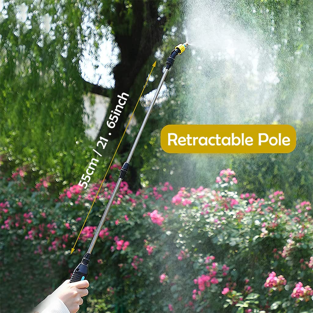 USB Rechargeable Agriculture Sprayer with 3m Pipe & 2 Nozzles