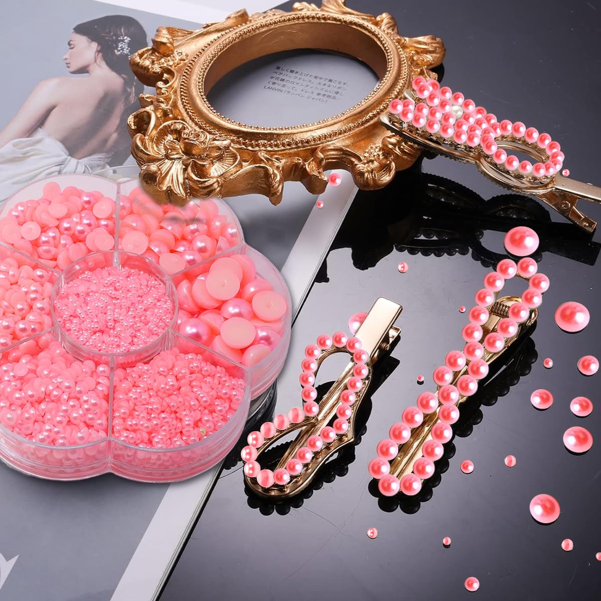 Flatback Pearls for Face Eyes Makeup