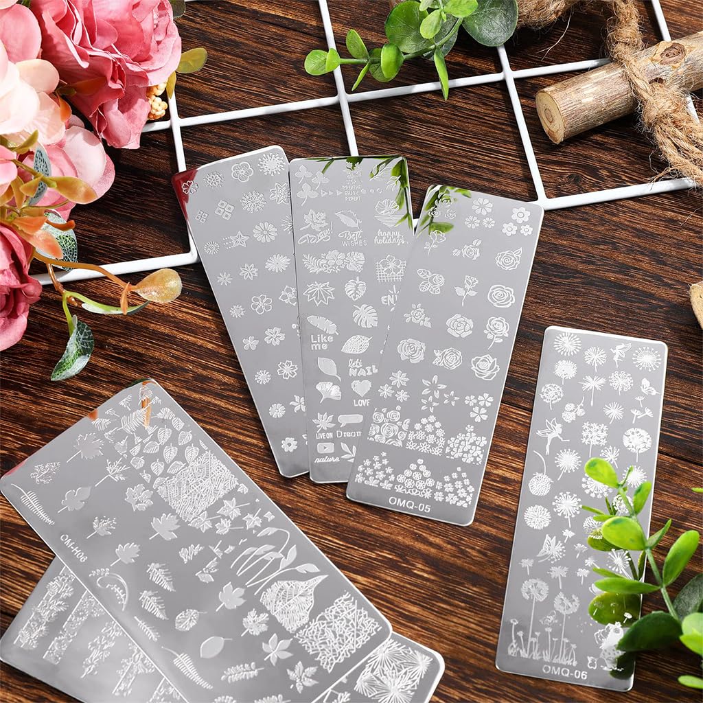 Stamping Plates for DIY Nail Art