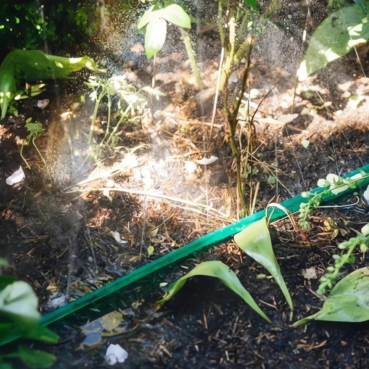 Garden Hose 49.2Ft PVC Soaker Hose Universal Garden Soaker