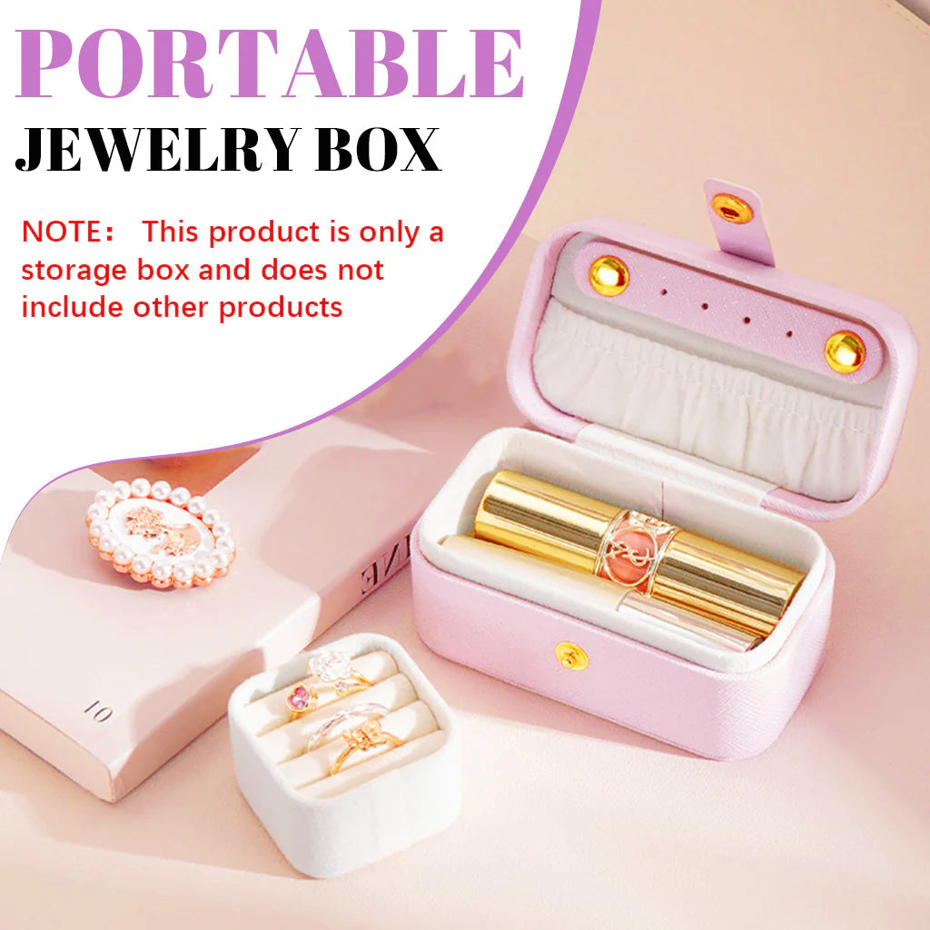 Travel Jewellery Box Earrings Organizer Box Portable